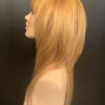 Straight with bangs and long layers, right view.